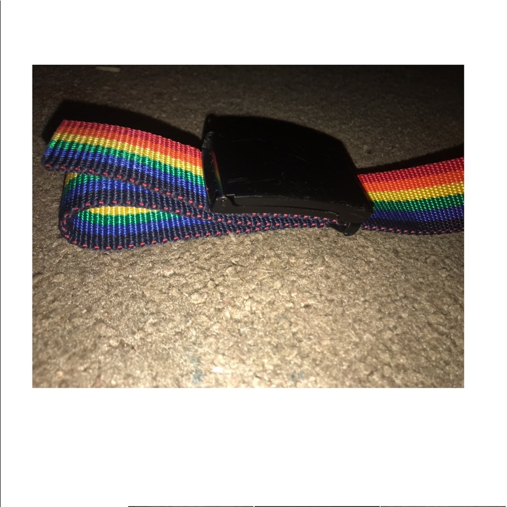 Rainbow Seatbelt Style Belt